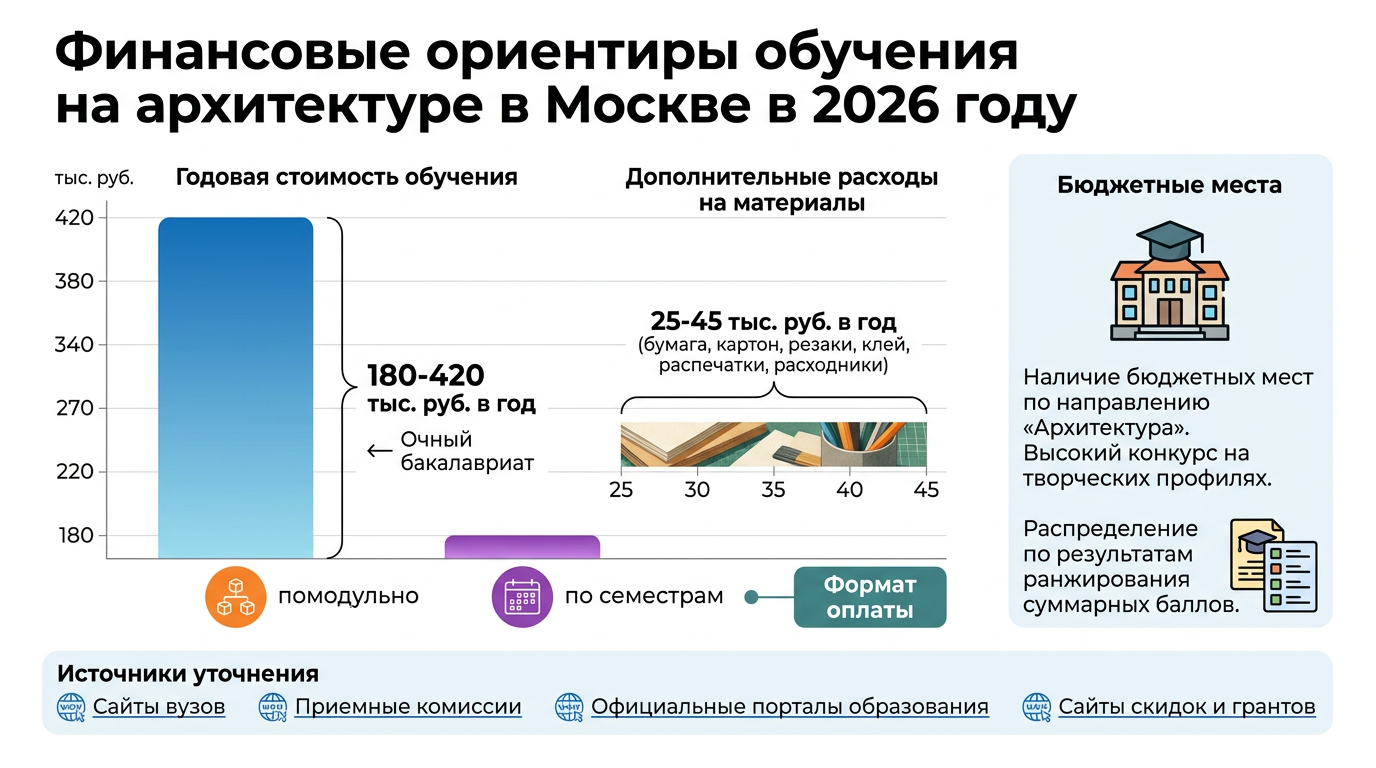 Бюджет обучения на архитектуру