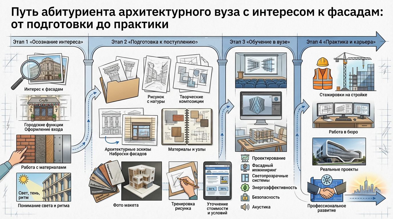 Путь абитуриента архитектурного вуза
